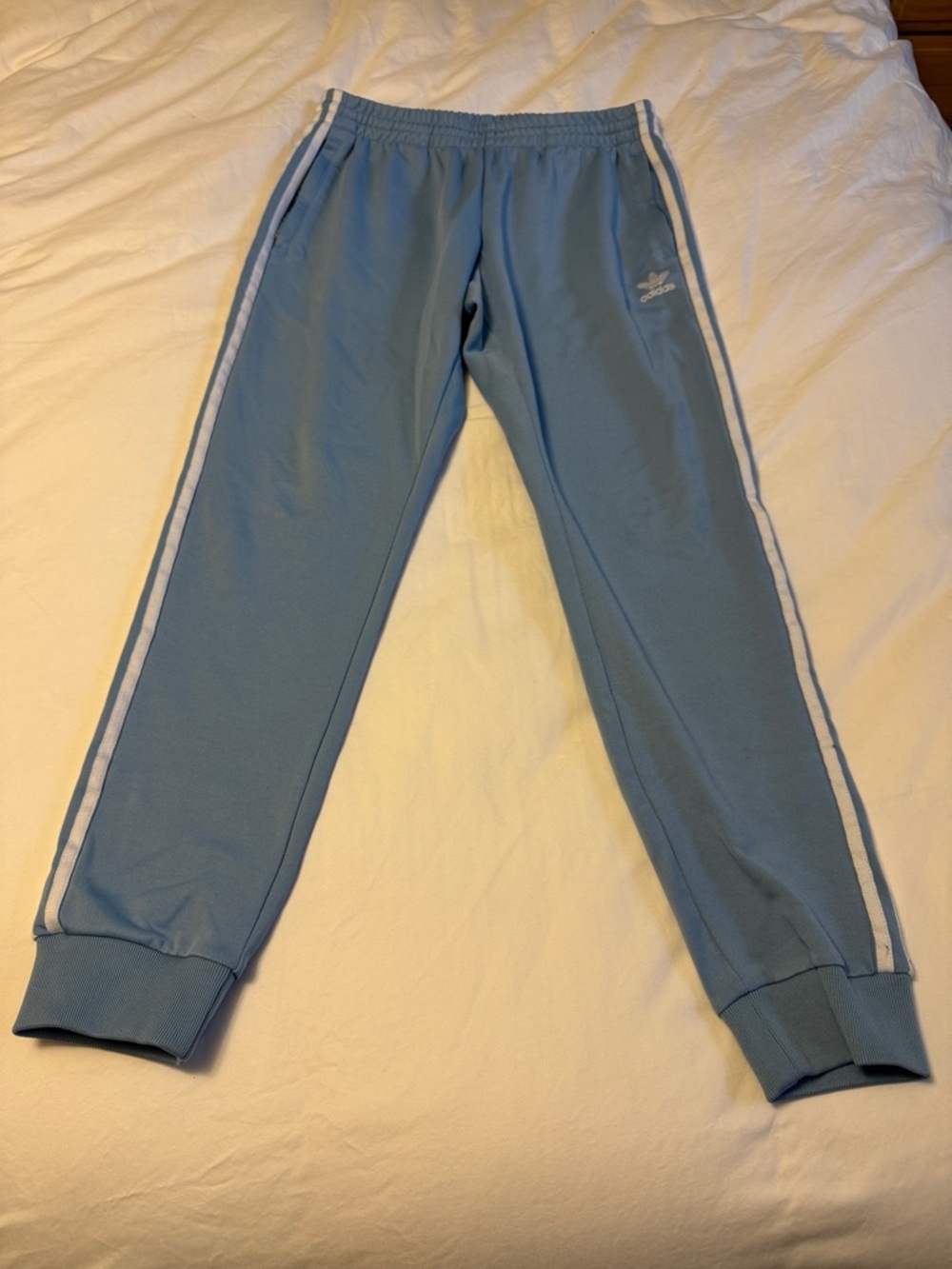 Adidas Light Blue tracksuit pants